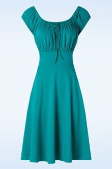 Vixen Tessy swing jurk in turquoise