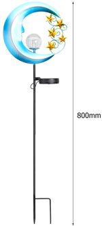 Vktech 1Pc Led Solar Power Light Tuin Yard Path Gazon Waterdichte Automatisch Opladen Hek Landschap Decor Gazon Lamp