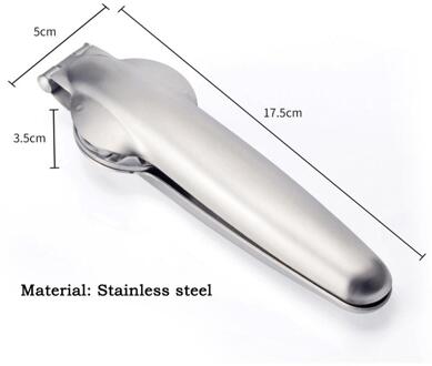 VKTECH Rvs Kastanje Clip Dunschiller Moer Walnoot Metalen Opener Tang antislip Handheld Keuken arbeidsbesparende Gadget tool 01