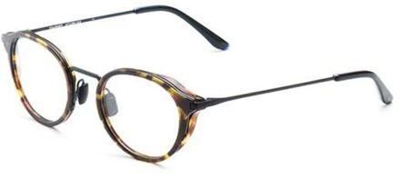 Vl1807 Ronde Schildpad Bril Bruin