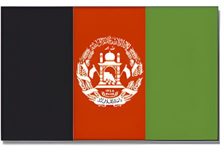 Vlag Afghanistan - 90 x 150 cm - feestartikelen - landen thema supporter - versiering