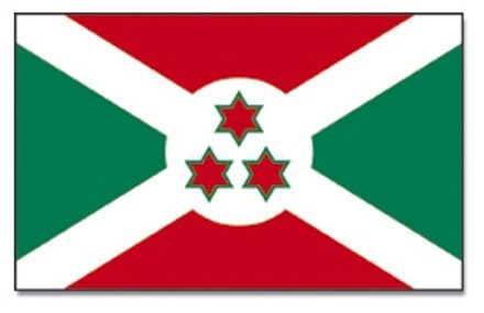 Vlag Burundi van 90 x 150 cm - feestartikelen - Landen thema supporters