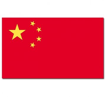 Vlag China 90 x 150 cm feestartikelen Multi