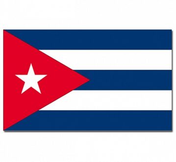 Vlag Cuba - 90 x 150 cm - Cubaanse Vlag - Cuba Multi