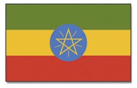Vlag Ethiopie van 90 x 150 cm - feestartikelen - Landen thema supporters