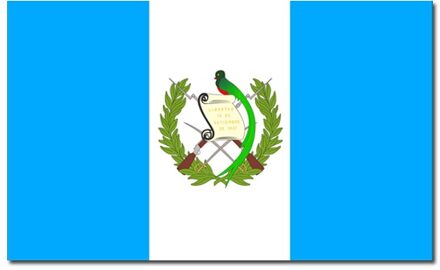 Vlag Guatemala - 90 x 150 cm - Guatemalese Vlag - Feestartikelen - polyester