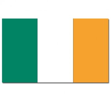 Vlag Ierland 90 x 150 cm feestartikelen - Ierland landen thema supporter/fan decoratie artikelen