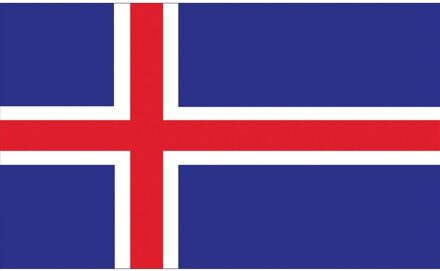 VLAG IJsland 90 x 150 cm | IJslandse vlag