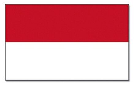 Vlag Indonesie - 90 x 150 cm - Indonesische Vlag - Landen versiering