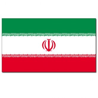 Vlag Iran 90 x 150 cm feestartikelen - Iran landen thema supporter/fan decoratie artikelen