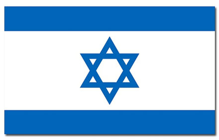 Vlag Israel 90 x 150 cm feestartikelen - Israel landen thema supporter/fan decoratie artikelen