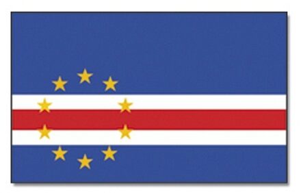 Vlag Kaapverdi? - 90 x 150 cm - Kaapverdische Vlag - Cabo Verde