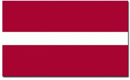 Vlag Letland 90 x 150 cm feestartikelen Multi