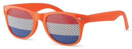 Vlag leuke zonnebril Oranje - One size