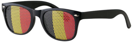 Vlag leuke zonnebril Zwart - One size