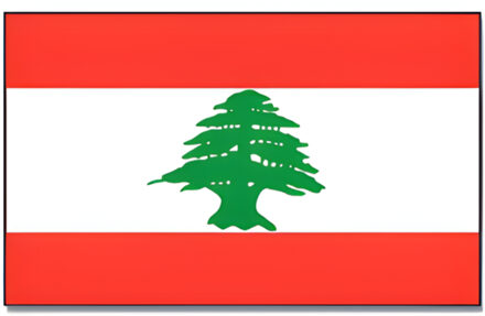 Vlag Libanon 90 x 150 cm feestartikelen - Libanon landen thema supporter/fan decoratie artikelen