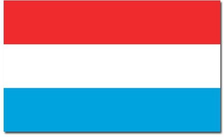 Vlag Luxemburg 90 x 150 cm feestartikelen - Luxemburg landen thema supporter/fan decoratie artikelen