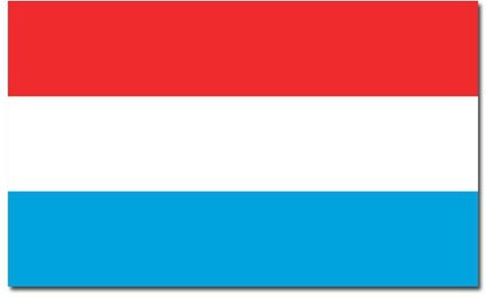 Vlag Luxemburg 90 x 150 cm feestartikelen