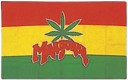 Vlag Marihuana teken