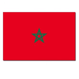 Vlag Marokko 90 x 150 cm feestartikelen Multi