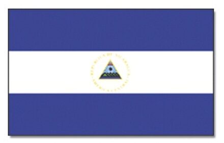 Vlag Nicaragua 90 x 150 cm feestartikelen Multi