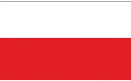 Vlag Polen - 90x150 cm Rood - Zalm