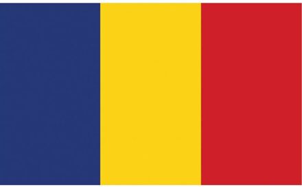 Vlag Roemenië 90x150cm Multikleur - Print