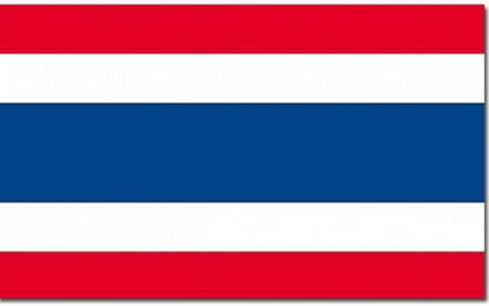 Vlag Thailand - 90 x 150 cm - Thaise Vlag - Thailand