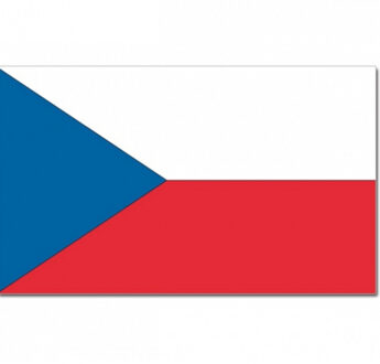 Vlag Tsjechie 90 x 150 cm feestartikelen - Tsjechie landen thema supporter/fan decoratie artikelen