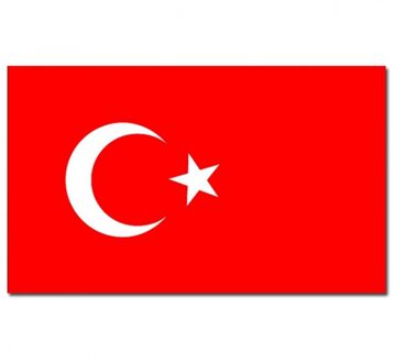 Vlag Turkije - 90 x 150 cm - Turkse Vlag - T?rkiye