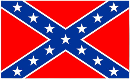 Vlag Zuidelijke Verenigde Staten - 90 x 150 cm - Zuidelijke Vlag - Confederate Flag Multi