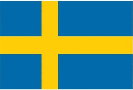 Vlag Zweden 90 x 150cm Multikleur - Print