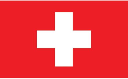 Vlag Zwitserland - 90x150 cm Rood - Zalm