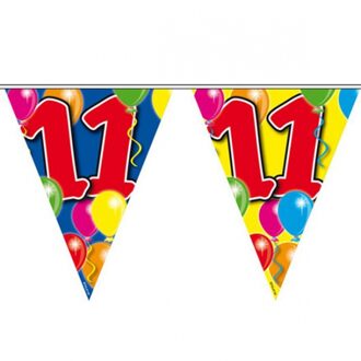 Vlaggenlijn 11 jaar 10 meter - Vlaggenlijnen Multikleur