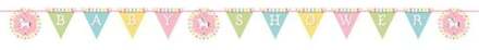 Vlaggenlijn Baby Shower Multikleur - 1.7m Multikleur - Print