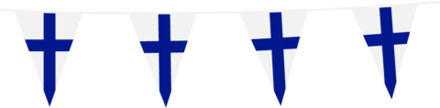 Vlaggenlijn Finland (10m) Multikleur - Print