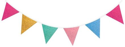 Vlaggenlijn Glitter 6 Meter Papier