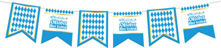 Vlaggenlijn Oktober Bier Festival (10m) Multikleur - Print