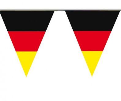 Vlaggenlijn slinger Duitsland vlaggetjes 5 meter Multi