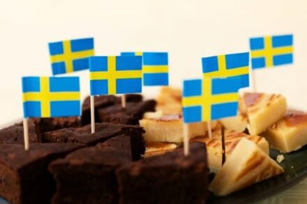 Vlaggenprikkers Zweden (50st) Multikleur - Print