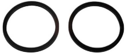 Vlakke pakking, siliconen, 47 x 52 x 2 mm, voor flessensifon (2x) - 98696190