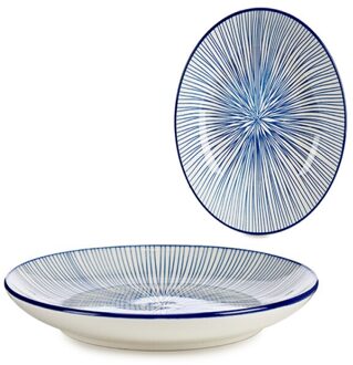 Vlakke Plaat (24X2,8X24 Cm) Blauw