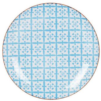 Vlakke Plaat La Mediterránea Beroepen Porselein (Ø 24 Cm)