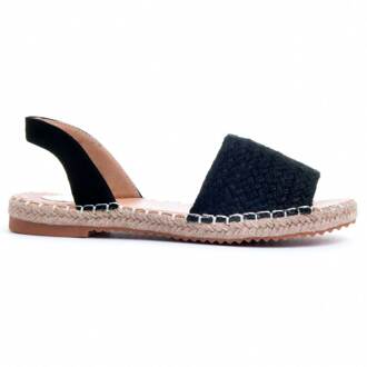 Vlakke Sandalen Yuttan4 In Zwart