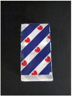 Vlakke zakjes Friesland 7x13 200st