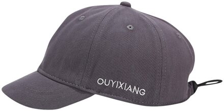 Vlakte Baseball Cap Vrouwen Mannen Snapback Caps Klassieke Stijl Hoed Casual Sport Outdoor Verstelbare Cap Mode Unisex donker grijs