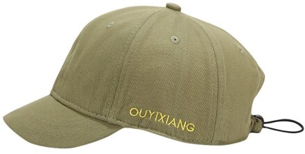 Vlakte Baseball Cap Vrouwen Mannen Snapback Caps Klassieke Stijl Hoed Casual Sport Outdoor Verstelbare Cap Mode Unisex leger groen