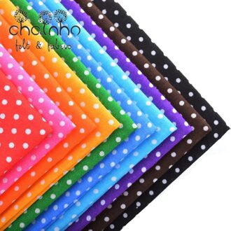 Vlakte Dunne Katoen Patchwork Voor Het Naaien Quilten Fat Quarters Tilda Doek Scrapbooking 10Pcs Polka Dot Patroon 50*50Cm