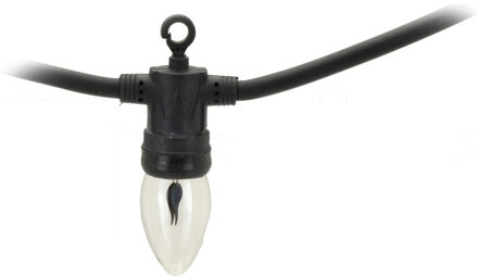 Vlamverlichting - 10 led lampjes - warm wit - 150 cm - lichtsnoer - vlammen lichtjes