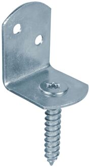 Vlechtwerkhouder L-vorm + Houten Schroef 83x32mm 12st.